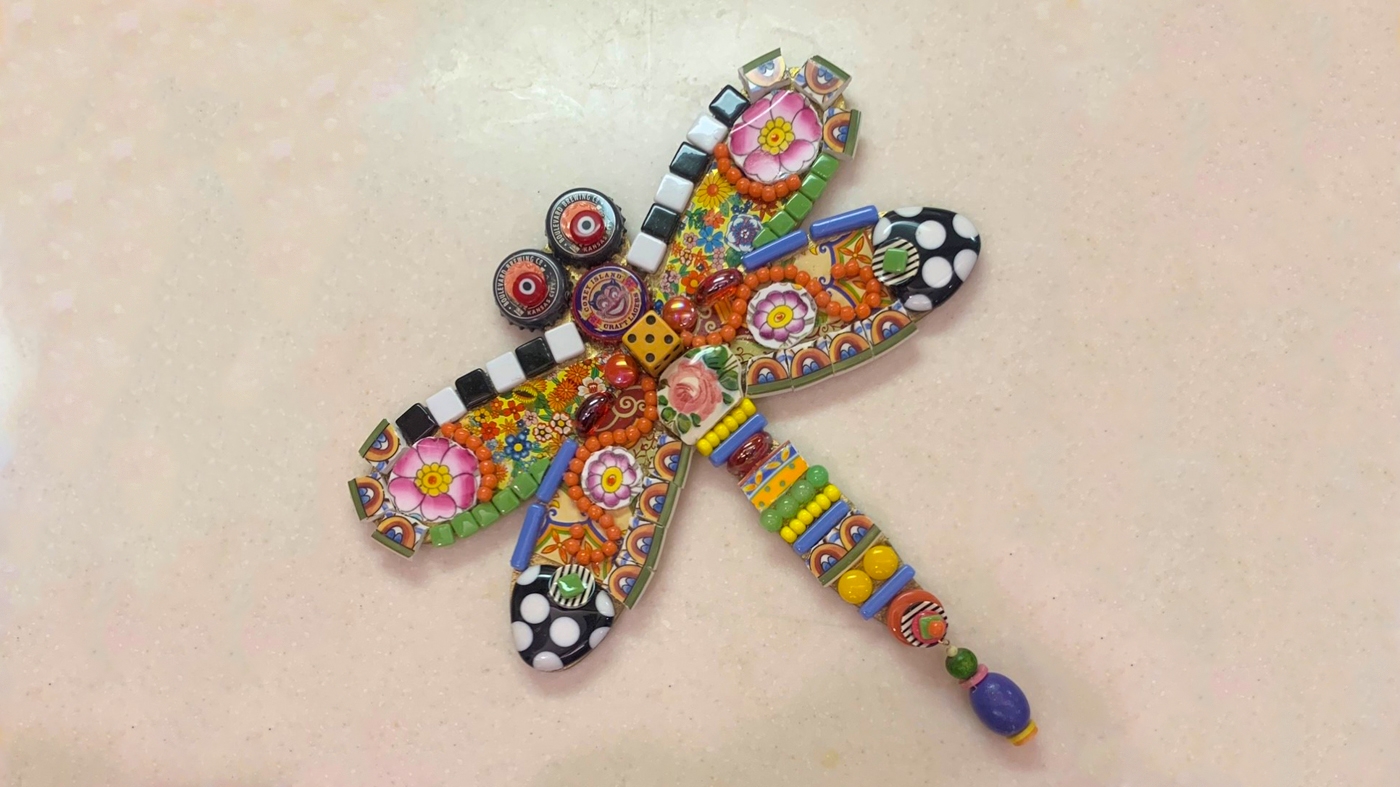 Adult Ed Botanical Arts Dragonfly Pin